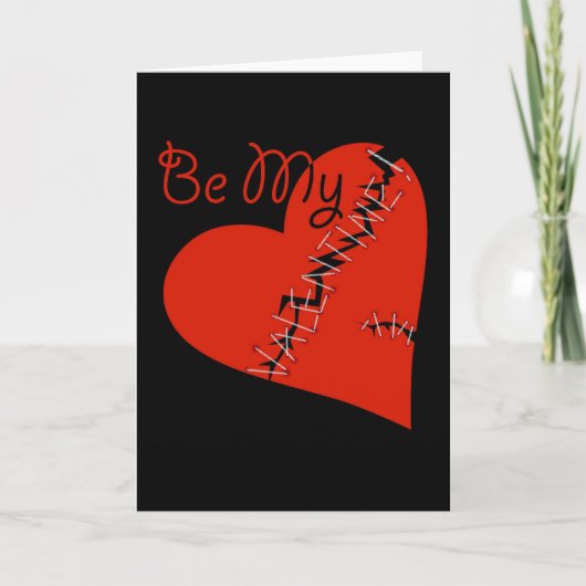 Gebroken hart van Valentijns Feestdagen Kaart (Voorkant)