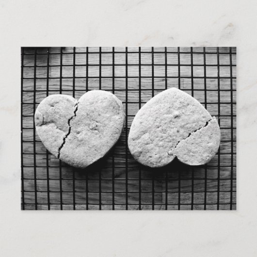 Gebroken harten briefkaart (Voorkant)