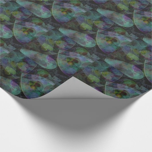 Gebroken harten cadeaupapier (Hoek)