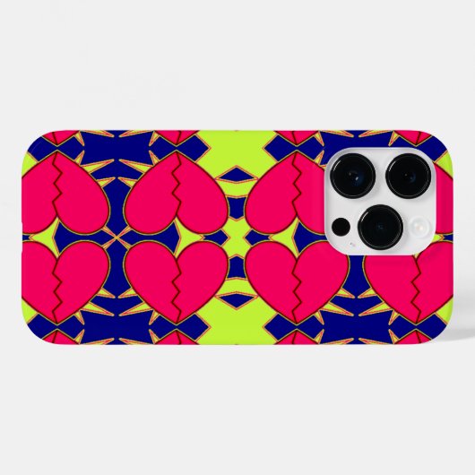 Gebroken harten Case-Mate iPhone case (Achterkant (horizontaal))