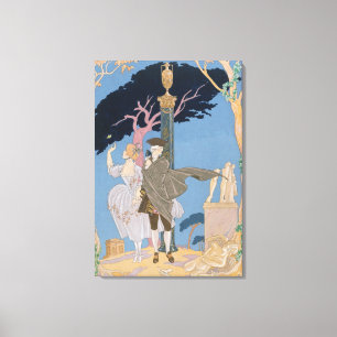 Gebroken harten, Gebroken Beelden, illustratie voo Canvas Afdruk