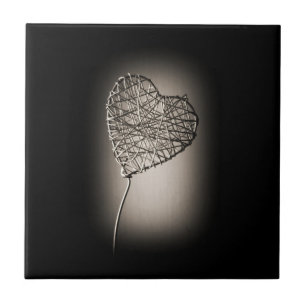 Gebroken hartskeramische Tegel Tegeltje