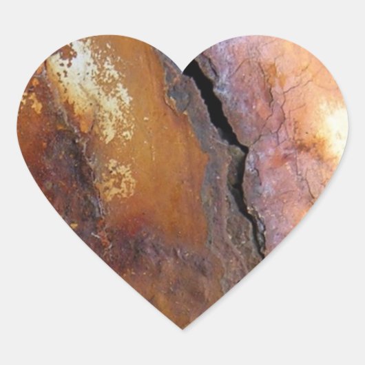 Gebroken hartticker hart sticker (Voorkant)