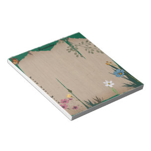 gebroken hek citaat BloemenplakboekPapier Notitieblok