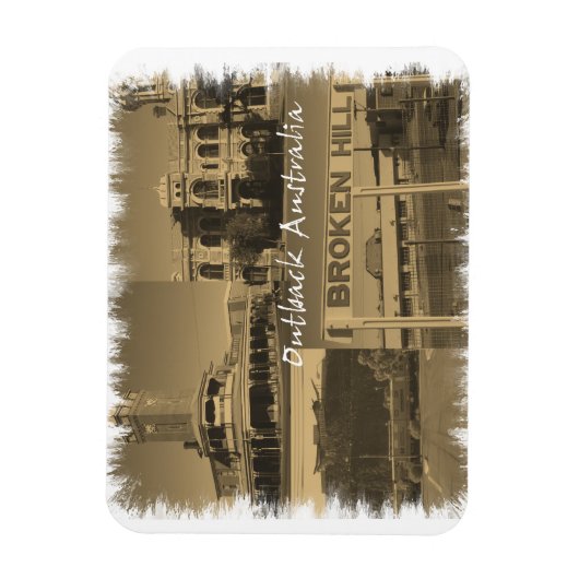 Gebroken heuvel, montage magneet (Verticaal)