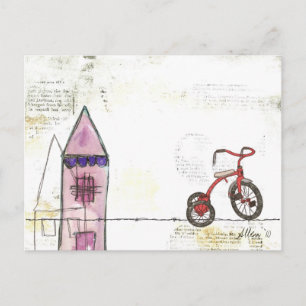 Gebroken homes briefkaart