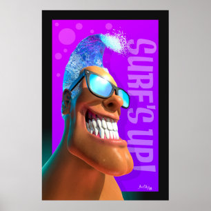 Gebroken hoofd - Surf omhoog! Poster