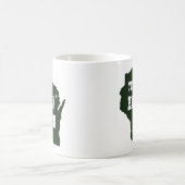 gebroken hoorn mok groen (Center)