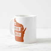 gebroken hoorn mok sinaasappel (Voorkant links)