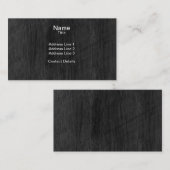 Gebroken hout van veneer Woodgrain Visitekaartje (Voorkant / Achterkant)