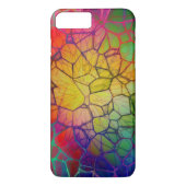 Gebroken-kleurige Glas in lood mozaïek Case-Mate iPhone Case (Achterkant)