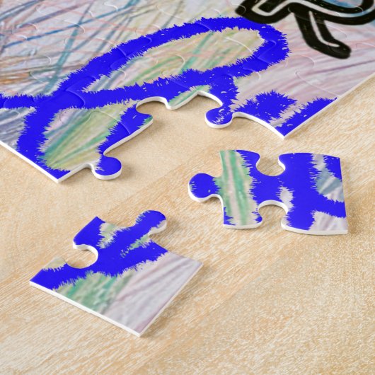 Gebroken kleurpotloden kleuren nog steeds Puzzel Legpuzzel (Zijkant)