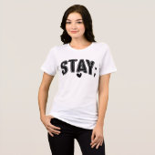 Gebroken kleurpotloden Tri-Blend shirt (Voorkant volledig)