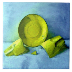 Gebroken Kop en Schotel Tegeltje