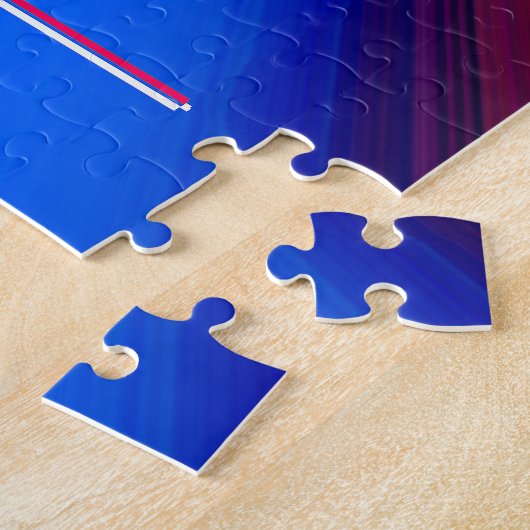 Gebroken kunst legpuzzel (Zijkant)