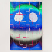 Gebroken kunst legpuzzel (Verticaal)