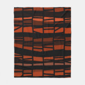 gebroken lavastraster fleece deken (Voorkant)