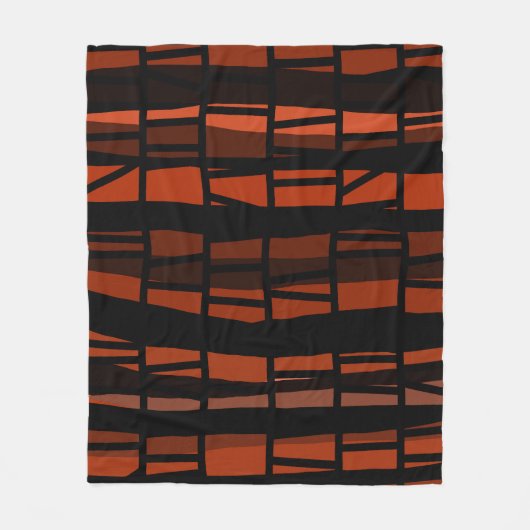 gebroken lavastraster fleece deken (Voorkant)