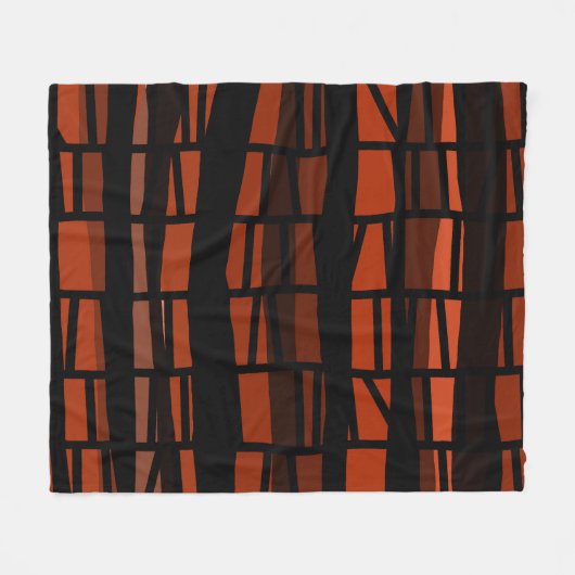 gebroken lavastraster fleece deken (Voorkant (Horizontaal))