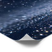 Gebroken Licht Kerstbal Explosie Poster (Hoek)