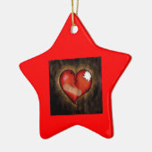 Gebroken/Mending Heart-ornament Keramisch Ornament (Links)