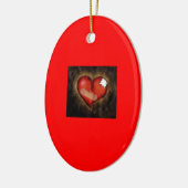 Gebroken/Mending Heart-ornament Keramisch Ornament (Links)