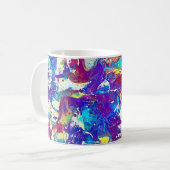 Gebroken Mood Ring Serie No. 1 – Gebroken Spectrum Koffiemok (Voorkant links)