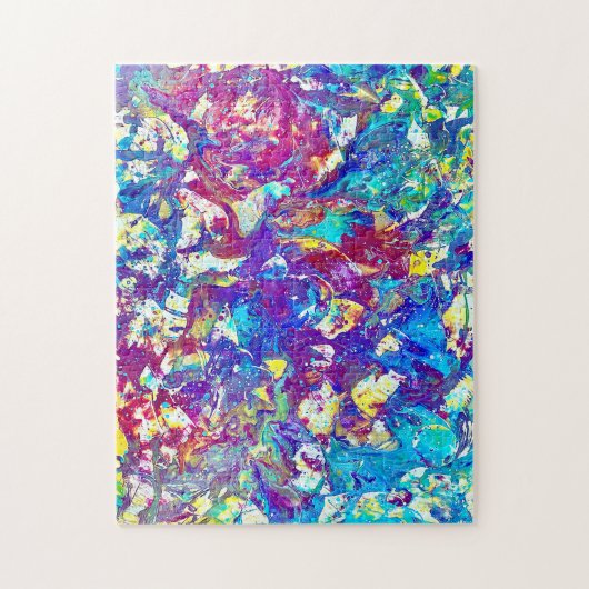 Gebroken Mood Ring Serie No. 1 – Gebroken Spectrum Legpuzzel (Verticaal)
