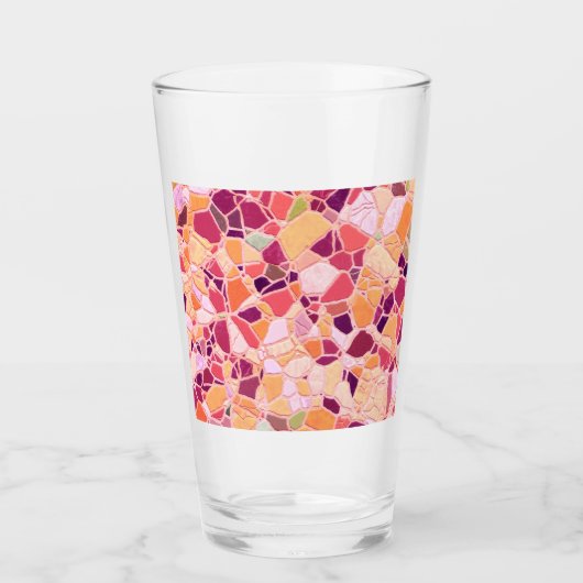 gebroken mozaïek B Glas (Voorkant)