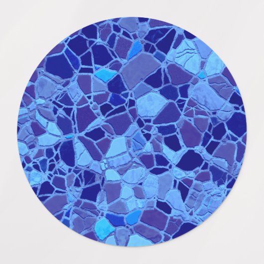 gebroken mozaïek C Labels (Design 1)