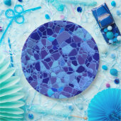 gebroken mozaïek C Papieren Bordje (Feest)