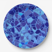 gebroken mozaïek C Papieren Bordje (Voorkant)