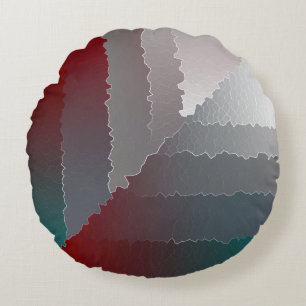 Gebroken mozaïek rond kussen