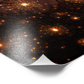 Gebroken Nevel Kosmische Web Gloed Foto Afdruk (Hoek)
