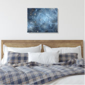 Gebroken Nevel Sterrenveld Kosmische Geometrie Canvas Afdruk (Insitu (Slaapkamer))