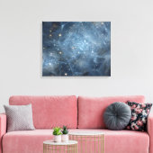 Gebroken Nevel Sterrenveld Kosmische Geometrie Canvas Afdruk (Insitu (Woonkamer))