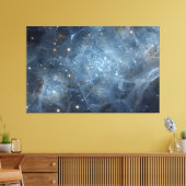 Gebroken Nevel Sterrenveld Kosmische Geometrie Canvas Afdruk (Insitu (Woonkamer))