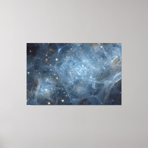 Gebroken Nevel Sterrenveld Kosmische Geometrie Canvas Afdruk