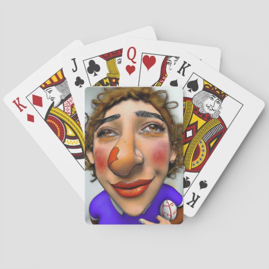 Gebroken Nose Rugby Player - Kaarten afspelen (Achterkant)