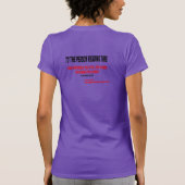 GEBROKEN onder reparatie voor lichte kleur T-shirt (Achterkant)