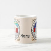 Gebroken politiek systeem koffiemok (Center)