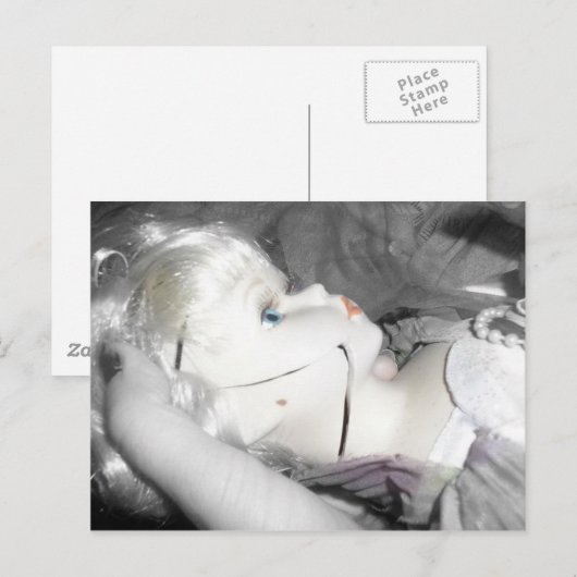 Gebroken pop briefkaart (Voorkant / Achterkant)