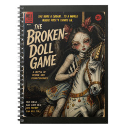 Gebroken poppenspel Fantasy Horror Boekomslag Notitieboek