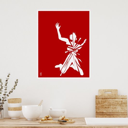 gebroken poster (Keuken)