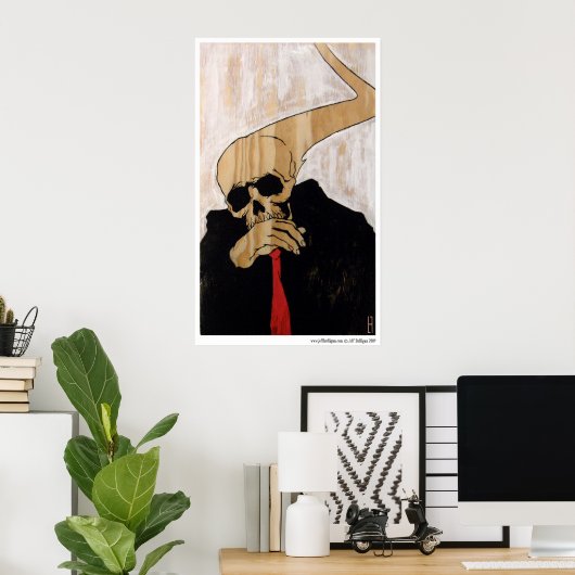 gebroken poster (Thuiskantoor)