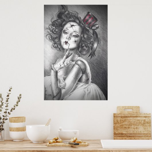 Gebroken Poster gebroken Poster doll (Keuken)