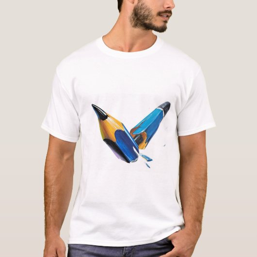 gebroken potlood t-shirt (Voorkant)