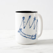 Gebroken prins eenzijdige mok (Voorkant rechts)