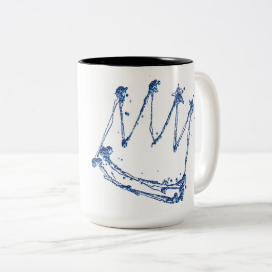 Gebroken prins eenzijdige mok (Voorkant rechts)