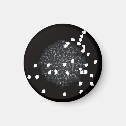 Gebroken puzzelpatroon keukenmagneet magneet (Voorkant)